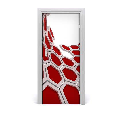 Samolepiace fototapety na dvere abstrakcie 3D