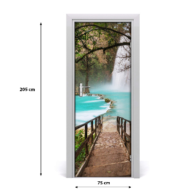 Fototapeta na dvere vodopád Mexiko