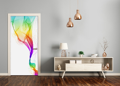 Samolepiace fototapety na dvere farebná abstrakcie
