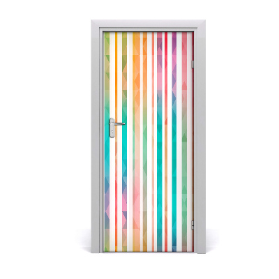 Fototapeta na dvere farebné pásy