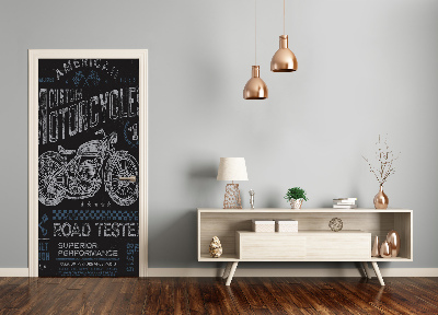 Fototapeta na dvere moto