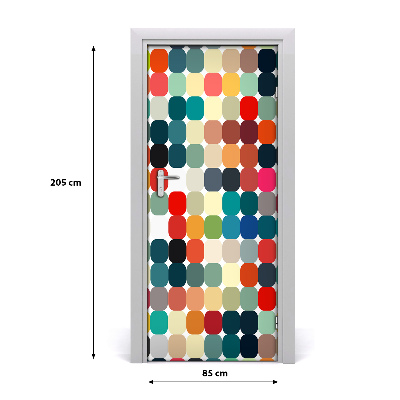 Fototapeta na dvere geometrické pozadie