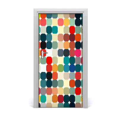 Fototapeta na dvere geometrické pozadie