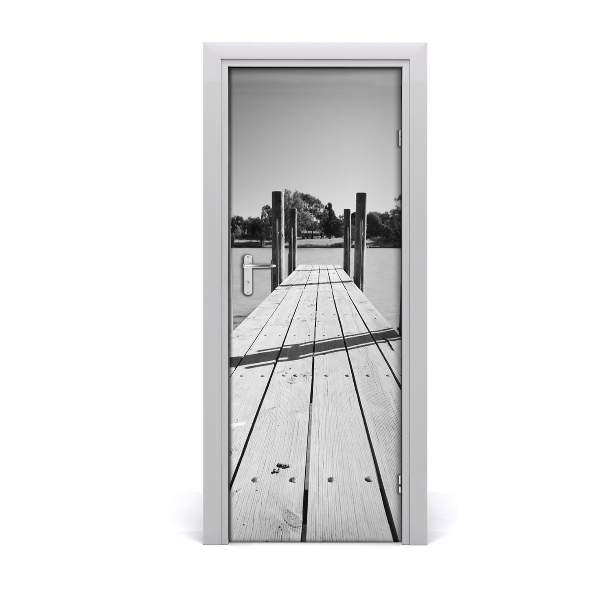 Fototapeta samolepiace na dvere drevené mólo
