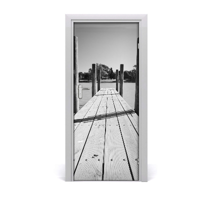 Fototapeta samolepiace na dvere drevené mólo