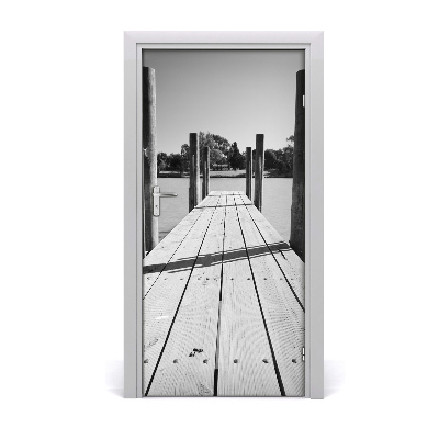 Fototapeta samolepiace na dvere drevené mólo