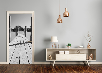 Fototapeta samolepiace na dvere drevené mólo