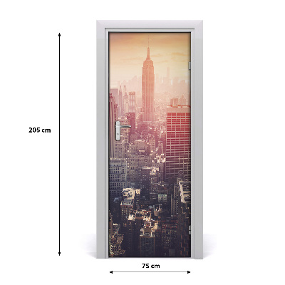 Fototapeta samolepiace dvere New York Panorama