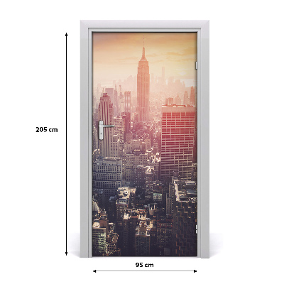 Fototapeta samolepiace dvere New York Panorama