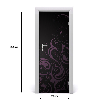 Samolepiace fototapety na dvere ornamenty