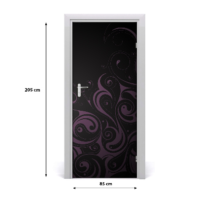 Samolepiace fototapety na dvere ornamenty