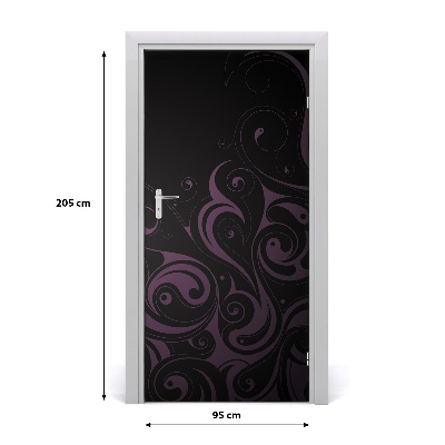 Samolepiace fototapety na dvere ornamenty