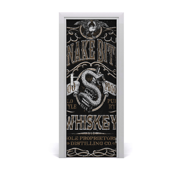 Fototapeta na dvere whiskey