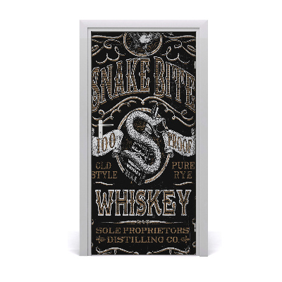 Fototapeta na dvere whiskey