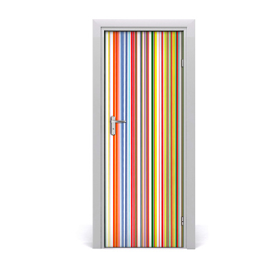 Fototapeta na dvere farebné pásy