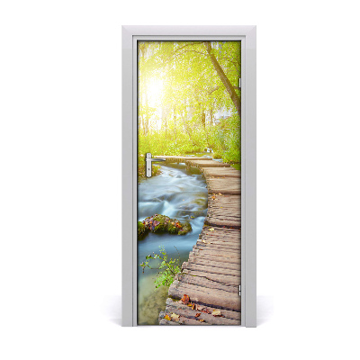 Fototapeta na dvere chodník v lese