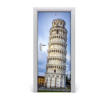 Fototapeta samolepiace dvere šikmá veža PIZAY