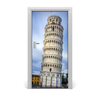 Fototapeta samolepiace dvere šikmá veža PIZAY