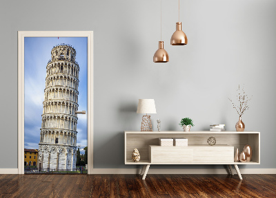 Fototapeta samolepiace dvere šikmá veža PIZAY