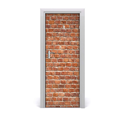 Fototapeta na dvere tehlová stena