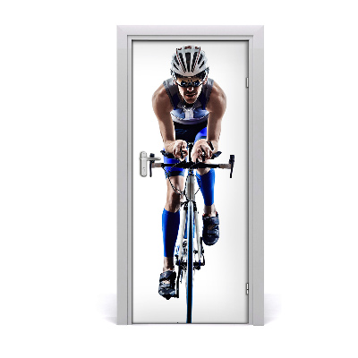 Fototapeta samolepiace na dvere šport cyklista