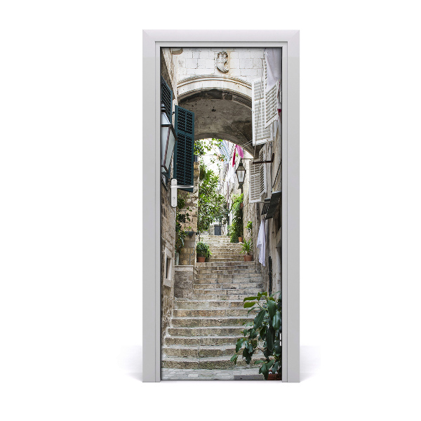 Fototapeta samolepiace dvere Dubrovník uličky