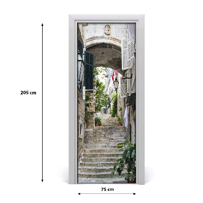 Fototapeta samolepiace dvere Dubrovník uličky