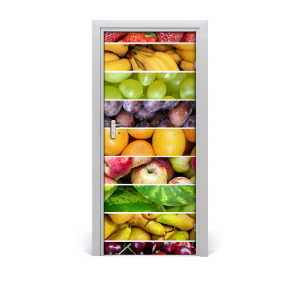 Fototapeta na dvere samolepiace farebné ovocie