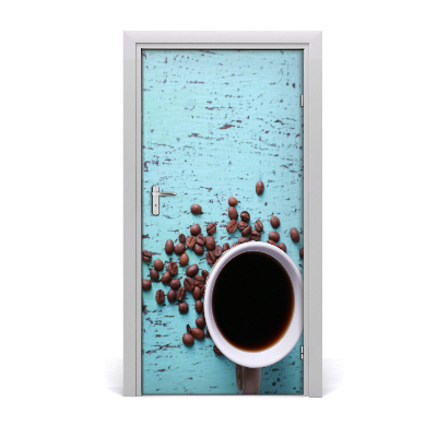Fototapeta na dvere samolepiace šálka kávy