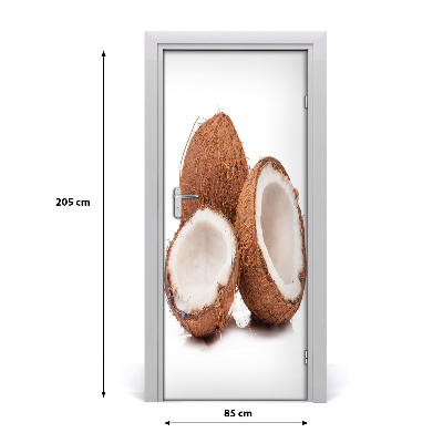 Fototapeta na dvere do domu samolepiace kokos