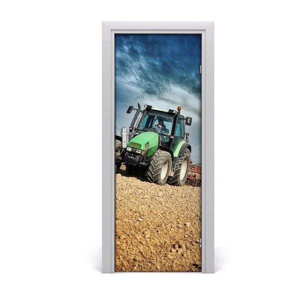 Fototapeta samolepiace na dvere vozidlá traktor