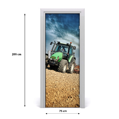 Fototapeta samolepiace na dvere vozidlá traktor