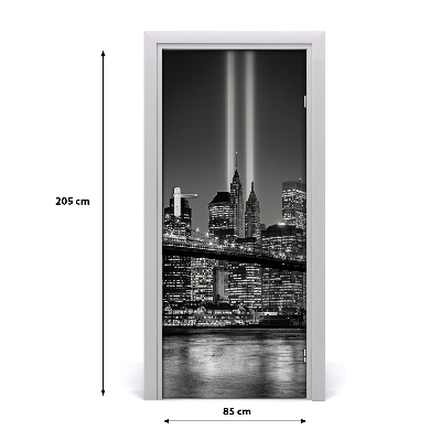 Fototapeta samolepiace dvere Manhattan New York