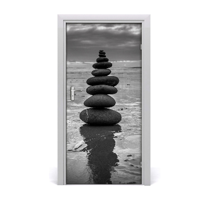 Fototapeta na dvere kamene na pláži