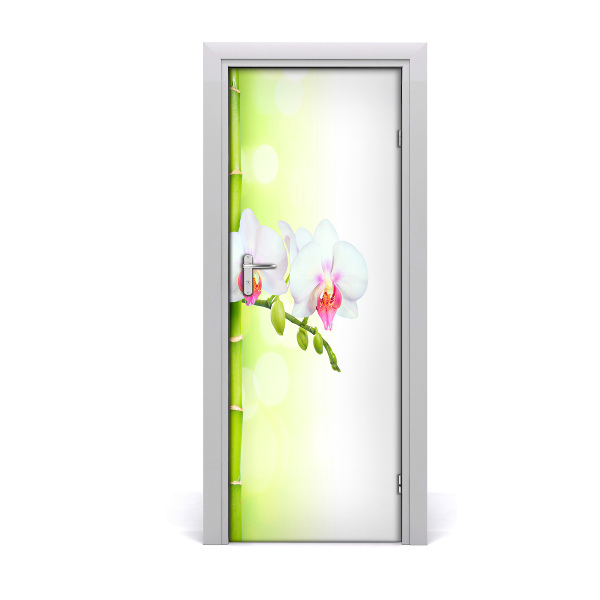 Fototapeta samolepiace Orchidea a bambus