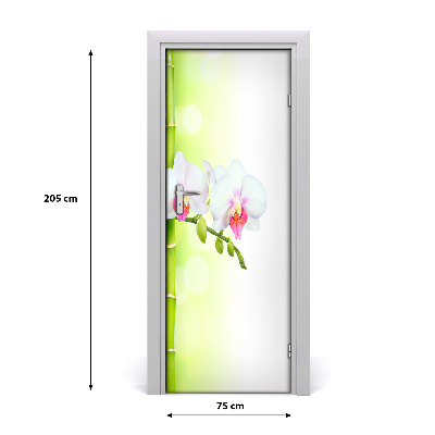 Fototapeta samolepiace Orchidea a bambus