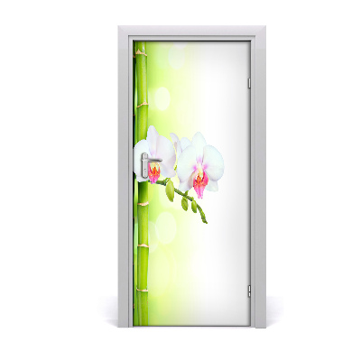 Fototapeta samolepiace Orchidea a bambus
