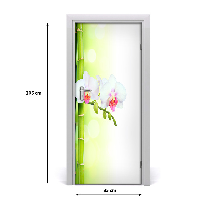 Fototapeta samolepiace Orchidea a bambus