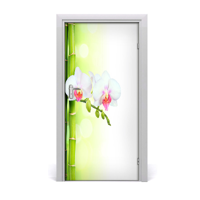 Fototapeta samolepiace Orchidea a bambus