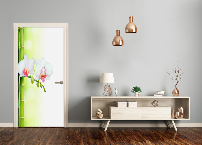 Fototapeta samolepiace Orchidea a bambus