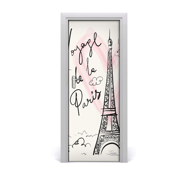 Fototapeta na dvere Eiffelova veža Paríž