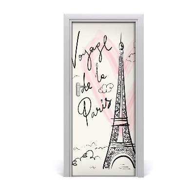Fototapeta na dvere Eiffelova veža Paríž
