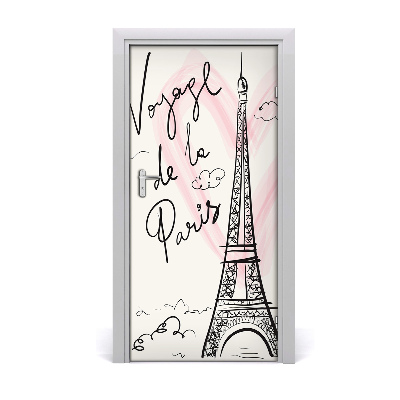 Fototapeta na dvere Eiffelova veža Paríž