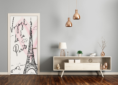Fototapeta na dvere Eiffelova veža Paríž