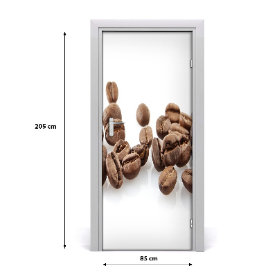 Fototapeta na dvere samolepiace zrnká kávy