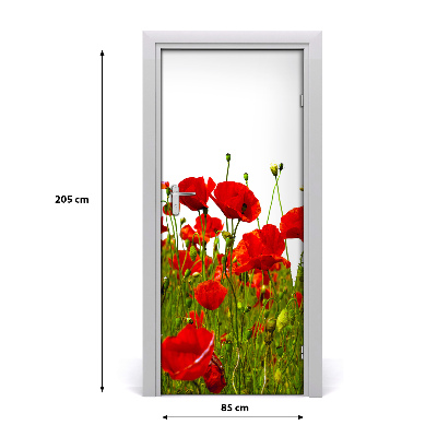 Fototapeta samolepiace pole makov