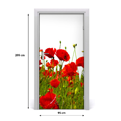 Fototapeta samolepiace pole makov