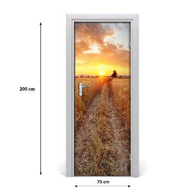 Fototapeta na dvere obilia pole
