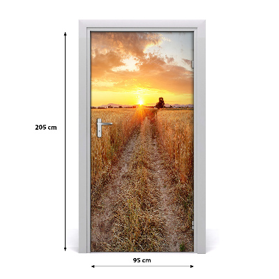 Fototapeta na dvere obilia pole