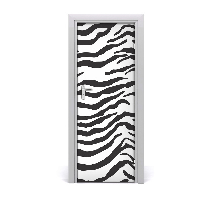 Fototapeta na dvere zebra pozadia